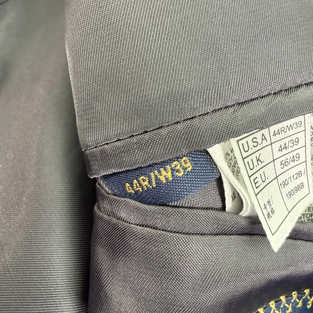 Brooks Brothers 1818 Madison Estrato Suit Mens 44R (Pants‎ 38x24) Wool Blazer